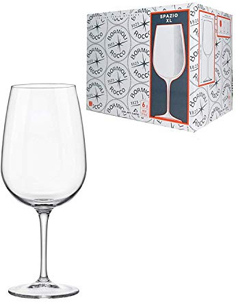Bormioli Rocco 320750-B12 - Set di 6 bicchieri da vino Spazio-63.7 Cl