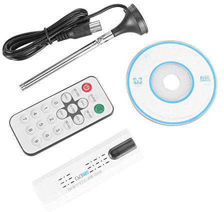 Gaoominy USB 2.0 Digital DVB-T/T2 SDR+DAB+FM HDTV TV ricevitore Stick