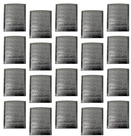 Hemoton 50pcs Disposable Foil Insulation Bags 8X8 inch
