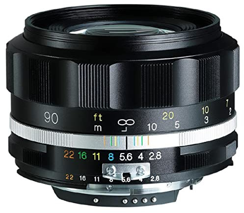 Voigtländer 90 mm f2.8 APO Skopar schwarzer Rand für Nikon AIS SLR kompatibel