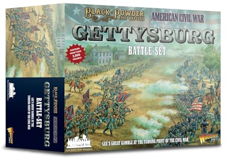 BlackPowder Epic Battles - American Civil War Gettysburg Battle-Set | Hobbyfiguren & Zubehör, 28 mm Miniaturen für Tabletop Wargaming