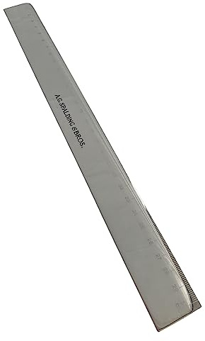 Lineal A.G. Spalding & Bros Aluminium 30CM Büro Schreibtisch