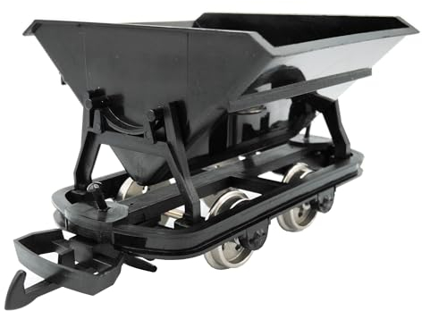 ML-Train Kipplore Grubenhunt Feldbahnwagen schwarz Spur-G als Bausatz für Modelleisebahn Anlagen