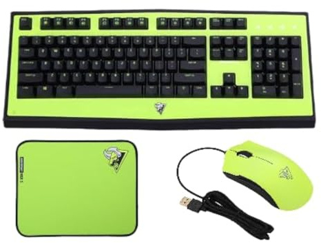 Rantopad Gaming Keyboard and Mouse Combo - Black Switch Mechanical Keyboard, Gaming Mouse, and Mousepad - Durable, High-Performance, and Precision Control