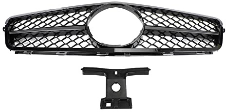 Artudatech Kühlergrill Stoßstangengitter Front Bumper Grille Fit for Benz C-Class W204 C300 C350 2008-2014 C63 Style