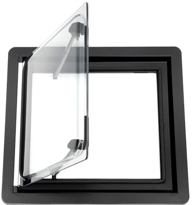 Wohnmobil Ausstellfenster Kastenwagen Van Fenster Camper Seitenfenster Wohnwagen Insektenschutz Rollo Rahmenfenster Aluminium Camping Glas Wohnwagenfenster Luken Schiebefenster 450X500mm