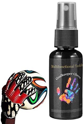 Football Grip Spray, Glove Glue Goalkeeper, 30ml Antiskid Goalkeeper Tackifier Spray, Hand Grip Spray Protection, Antislip Football Grip Spray, for Soccer Hockey