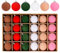 Homewit 24 bolas de Navidad de 6 cm, de plástico, color verde, rojo, marrón, blanco, rosa, terciopelo, para decoración de árbol de Navidad