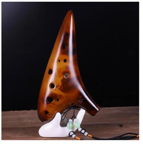 Okarina-Instrument Triple Ceramica Professional Time Ocarinas Instrument AC Tone