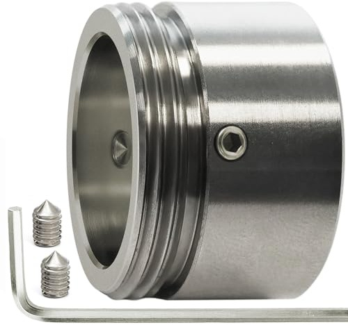 Exbrith Heizungsventil Adapter aus Edelstahl, M30 x 1.5 Thermostat für Ra | Adapter, Heizungsventil Adapter, Thermostat Adapter mit Sechskantschlüssel, für Anschluss Thermostatkopf Stellantrieb