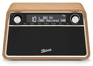 Roberts Revival REVA - Radio FM/Dab/Dab+ con Bluetooth, Color Cereza