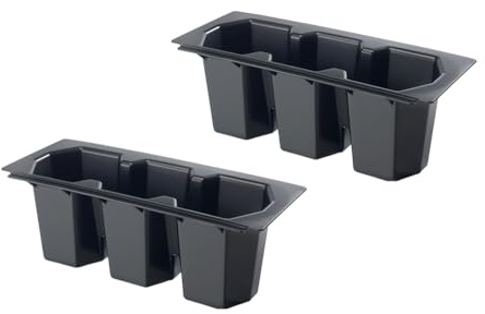 Krowne 30-502 3-Bottle Plastic Bottle Wells for KR19 Ice Bins Packed in Sleeve (Quantity 2)