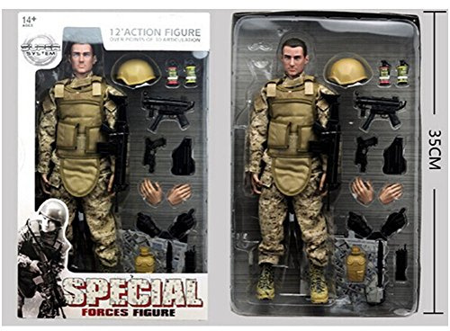 Hwydo 12 1/6 Military Armée Désert Désert ACU Soldat Action Figure Modèle Jouet NB01