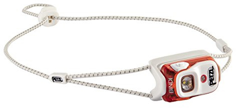 PETZL - Stirnlampe BINDI - 200 Lumen, Orange, Aufladbarer Akku