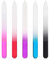 KADS Limas de uñas cristal para manicura las uñas archivos de doble cara 5 pieza sierra 240/240 polaco