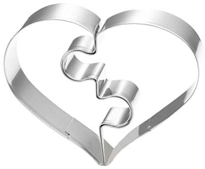 WDYJMALL Puzzle Heart Cookie Cutter