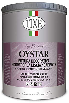 TIXE Finitura Decorativa – Vernice per Superfici Interne ed Esterne, BIANCO 01 LT