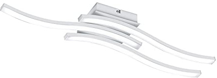 Reality Leuchten LED Deckenleuchte Route R62473131, Metall Weiß matt, inkl. 3x 5 Watt LED