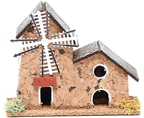 Holyart Mulino a Vento in sughero 12x5xh.10 cm Mod. assortiti