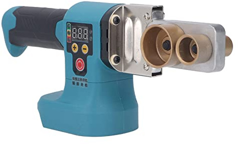 Soudeur de tuyaux d'eau en plastique, tuyau rechargeable du tube de soudage du tube de chauffage électrique outil de fusion chaude avec 0,79/0,98/1,26 pouce de la tête de durée