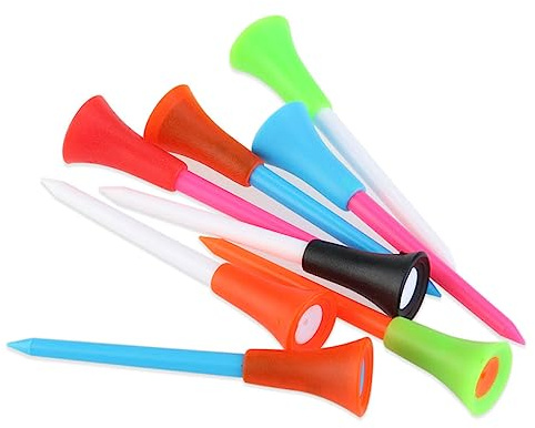 Toddmomy 50stücke Kunststoff Golf Tees Unbreakable Tees Gemischten Farben Ergonomisches Design Für Training Und Freizeitaktivitäten Und Langlebig