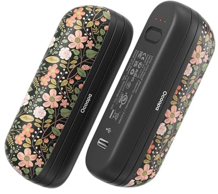 OCOOPA 2 en 1 Magnétiques Chauffe Mains Rechargeables, 5200 mAh Chaufferette Électriques, Portables USB-C, Réutilisables, 3 Niveaux de Chaleur, Cadeau High-Tech pour Hommes et Femmes UT2s Mini