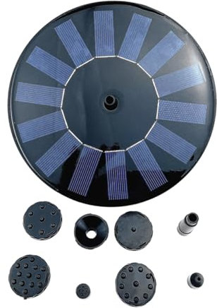 BESPORTBLE Solar-Powered Water Fountain Pump for Pool Bird Bath Auto- Secs Energy-efficient Outdoor Garden Feature