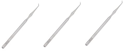 Ipetboom 3piezas Eyelash Lift Stick De Inoxidable Herramienta Profesional Para Separar y Elevar Pestañas Para Extensiones y Curling Uso Salones De Belleza