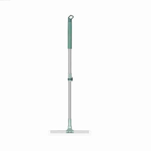Silikon Rakelbesen, um 180° Drehbar, Langer Griff, Magischer Besen, Tierhaarentferner für die Reinigung von Innenböden und Badezimmern (35cm)