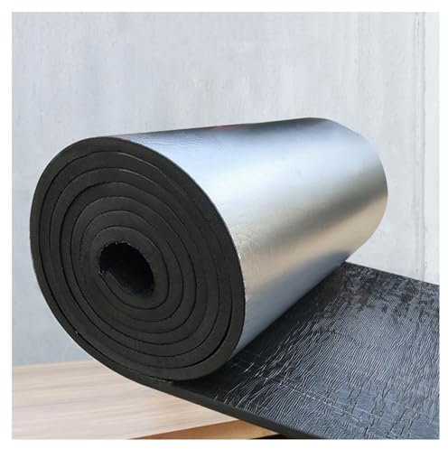 ZXCASDF Selbstklebend Dämmmatten，Dämmmatte Auto Schallschutzmatte Isolierung Matte Schaumstoff,Selbstklebende Mattenrolle,Schallschutz Dämpfungsmatte，Feuerfest,Wasserdicht(10MM(THK),1 * 4M(4m²))