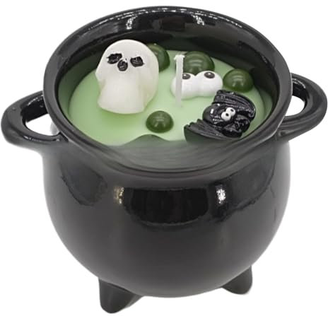 Yankee Candles - per Halloween, bruciatori di, profumate in di soia per bagno, camera da letto, candeline da, per feste all'aperto, centrotavola, caminetto, vacanze