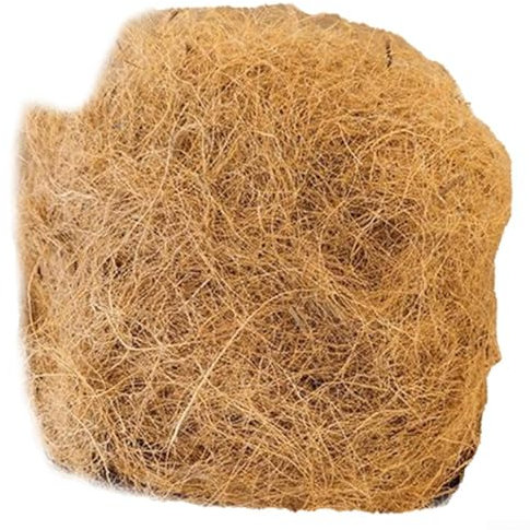 Fibra naturale di palma da cocco per uccelli per nidi Materiale isolante che protegge dagli agenti atmosferici estremi