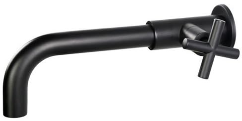 Kaltwasserarmatur zur Wandmontage, Messing, Mischbatterie, Einhebel-Waschtischarmatur, langer Auslauf Design für moderne Küchen