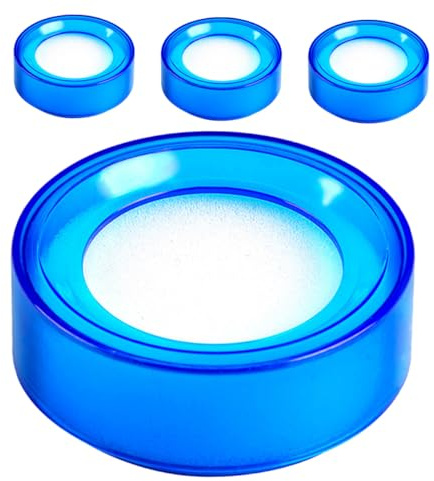 Alipis 4pcs Finger Moistener with Plastic and Sponge Cups Quick Moistening Fingertip Dampener for Efficient Cash Handling in Banks and Offices Financial Use