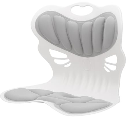 aqxreight Cojín Ergonómico para La Espalda con Soporte Lumbar, Mejora La Postura, Cojín para La Espalda, Soporte para La Cintura, para La, Eficaz Mientras La Curva Se Sienta de Manera Efectiva, Se