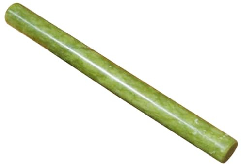 WATIIFUFU Mattarello di Marmo Piccolo 21 Cm per Pasticceria e Cottura, per Pasta, Biscotti, Gnocchi e Ravioli, Superficie Liscia e Impugnatura Ergonomica, Strumento Cucina Casa