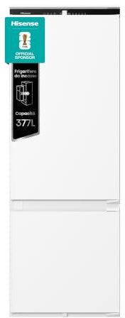 Hisense MBI54370E NUOVO Frigorifero da Incasso Combinato 194 cm 75 cm, 371 L, Total No Frost, Freezer in Basso con Convert Zone, Wi‑Fi, Humidity Control, Classe D