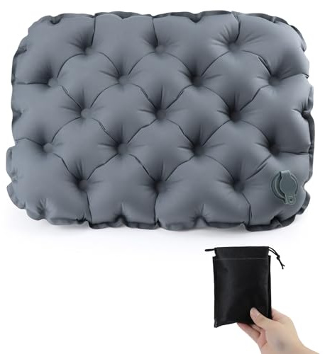 Shimilili Inflatable Cushions to Sit On, Portable Inflatable Seat Cushion, Lightweight Foldable Travel Seat Cushion for Airplane, Long Sitting, Camping, Stadium, Office, Car Seat Pads
