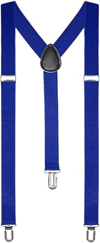 BRACES SUSPENDERS ADJUSTABLE PLAIN NEON SKULL PIANO MEN WOMENS UNISEX NEW