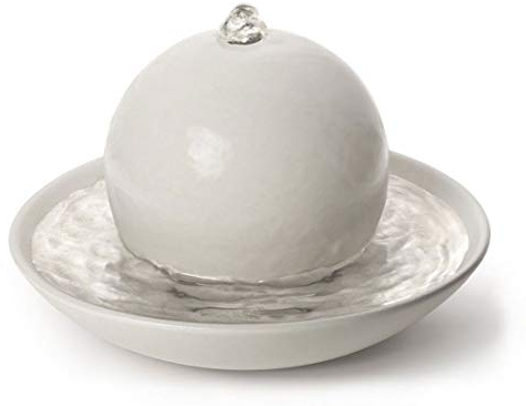 PRIMAVERA Duftbrunnen Rondo Cremeweiß matt - Luftbefeuchter, Diffuser, Raumduft - Reinigung und Erfrischung der Raumluft - Aromatherapie