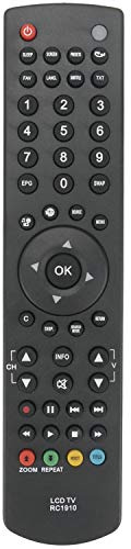 ALLIMITY RC1910 Télécommande Fit for Sharp Toshiba Polaroid Bush | P19LEDDVD12 P22LEDDVD12 P24LED12 LED22916TV 22DL504B 24D1333B 24W1337DB 22L1333B 22L1337DB 32DV504B