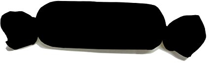Dukal | Bezug für Nackenrolle | 15 x 40 cm | aus hochwertigem DOPPEL-Jersey | 100% Baumwolle | Farbe: schwarz