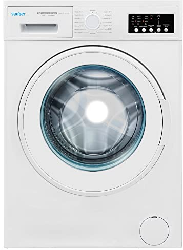 Sauber - Lavatrice SERIE 1-10120 - 10 kg - 1200 RPM - D - Programma extra rapido: 15 minuti