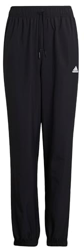 adidas Boy's Woven Pants, Black/White, 4-5 Years