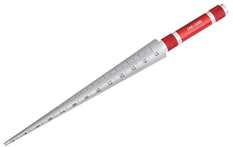 Calibre Cónico de Orificio Calibre Cónico de Orificio Calibre Cónico de Orificio de Acero Inoxidable Herramienta Manual de Medición de Acero Inoxidable de Alta Precisión 1 6.5 3 (3-15 mm)