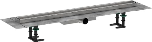 hansgrohe 56167000 RainDrain Compact Duschrinne 800 befliesbar für Flache Installation Komplettset