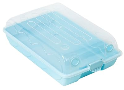 ulafbwur Scatola per scarpe con coperchio trasparente, fori di ventilazione visibili, impilabile, salvaspazio, resistente, contenitore per scarpe ventilato