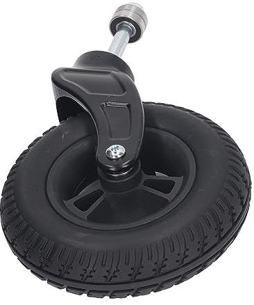 Roulette universelle de 17,8 cm, moyeu en polyuréthane de 17,8 cm, roue avant de rechange pour fauteuil roulant, capacité de de 120 kg, freins à main, roulements à billes à