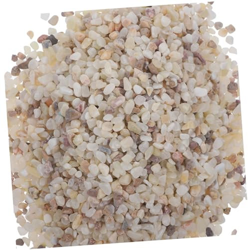 Amosfun 1 Satz Aquarienkies Perlsandsteine Aquarienlandschaftsstein Aquarium Felsen lebender Sand für meerwasseraquarien Fisch Kies natürlich schmücken Zeolith Perlensand