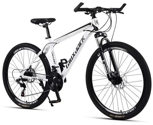 Sinaopus Mountainbike Fahrrad 26, 27.5 Zoll Mountainbike, MTB mit Scheibenbremse, 21 Gang Schaltung, Geeignet für Damen und Herren(27.5, Weiß)